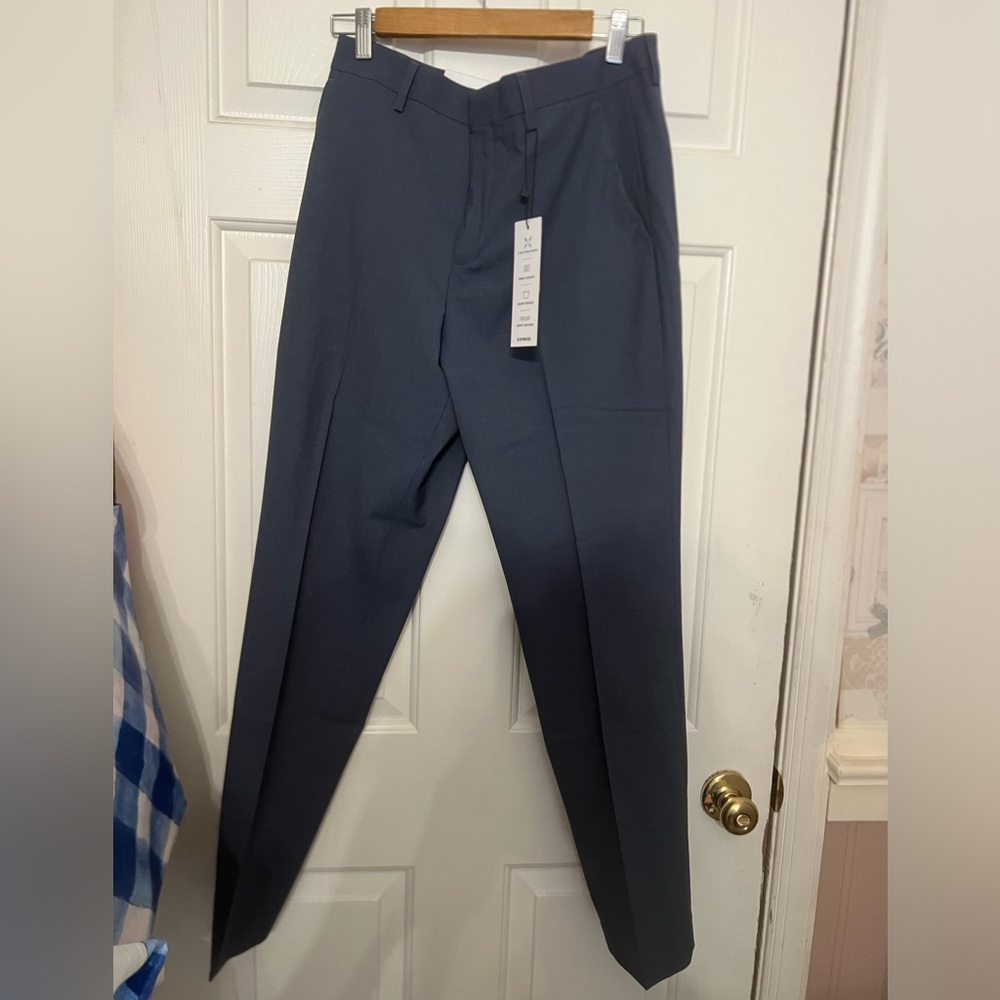 Express men’s 31x21 extra slim blue dress pants